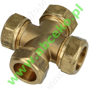 Złączka czwórnik MS Ø 22 mm, ZZ zacisk-zacisk