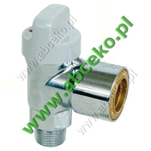 Szybkozłączka gaz. z blokadą termiczną i zaworem 1/2"