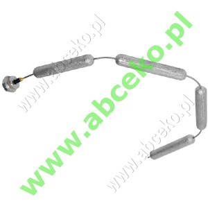 Anoda magnezowa "łańcuch" Ø 21 mm ¾" l - 640 mm