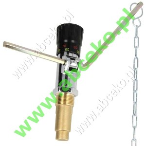 Miarkownik-regulator ciągu spalania ¾" max.120°C