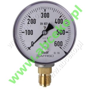 Manometr gazowy, radialny 0...600 mbar
