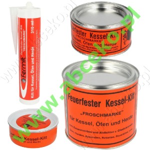 Kity kotłowe od 250 g. do 1 kg. ognioodporne do +1000 °C