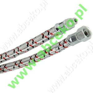  	Przewód paliwa giętki prosty GZ ¼" x GW ⅜" 300 mm