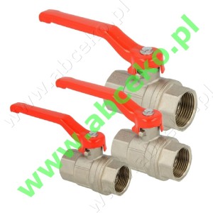 Zawory kulowe do wody PN25 od ½" do 3" (GW-GW) 